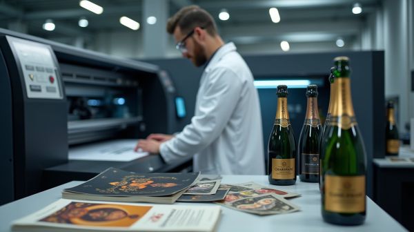 Le mot clé qui va aider nos rédacteurs à aiguiller et créer des titres : imprimeur industriel d'étiquettes de champagne